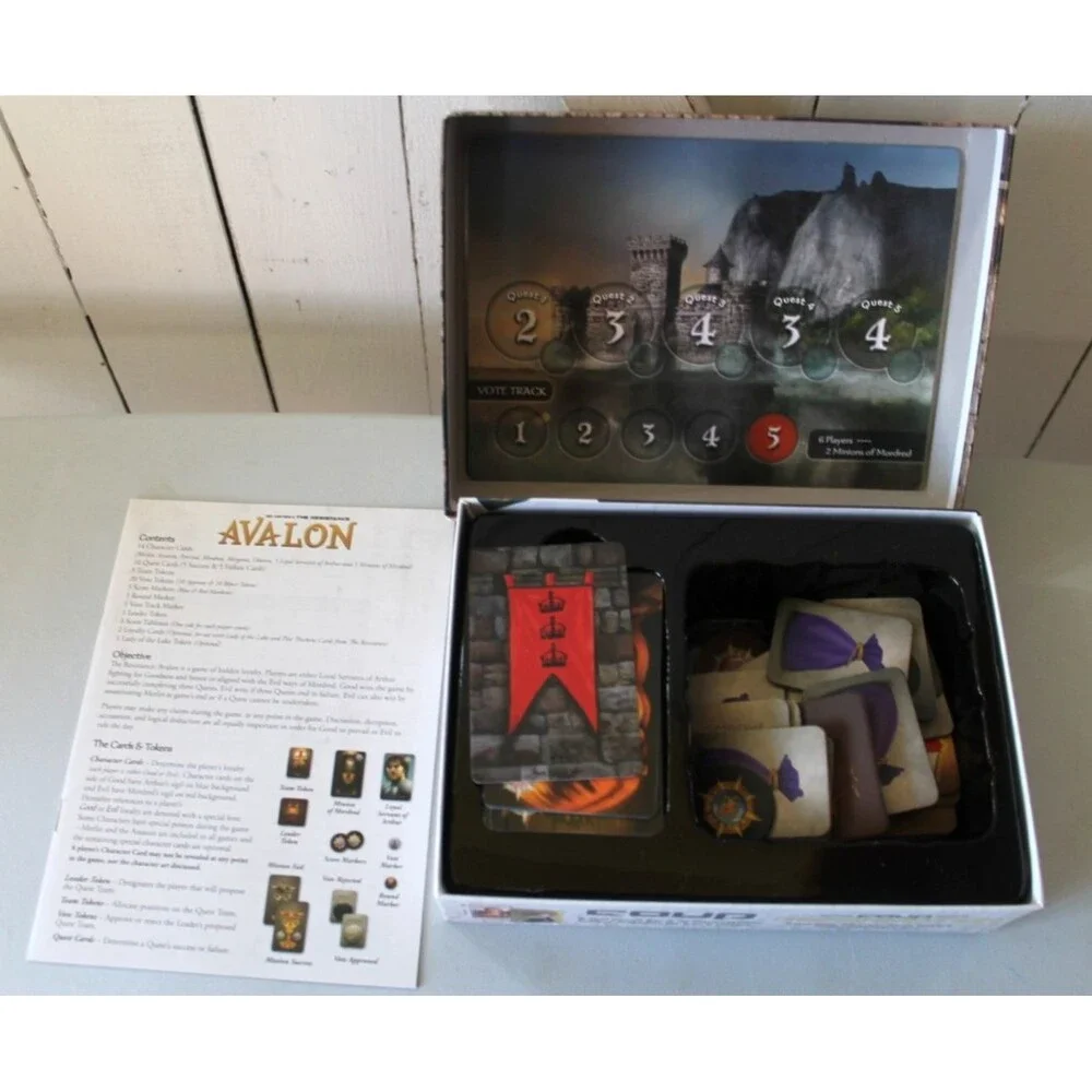 Indie Boards and Cards The Resistance: Avalon Social Deduction Table Game 14+